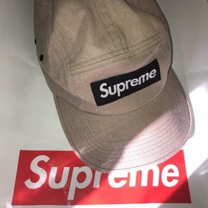 Gray supreme camp cap